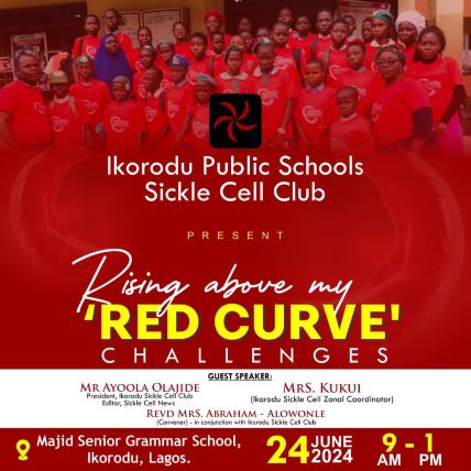Rising above my red curve challenges event flyer