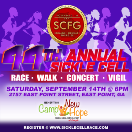 scfg 44th annual sickle cell walk/race/concert vigil