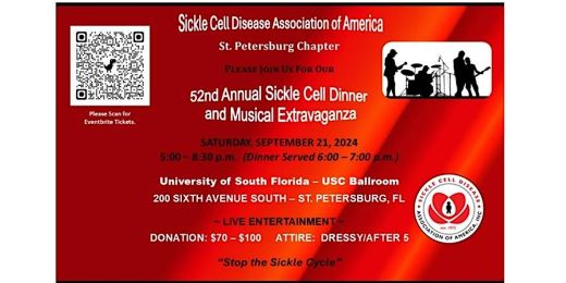 SCD Dinner and musical extravaganza flyer