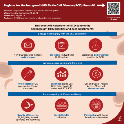 HHS Inaugural SCD Summit info flyer