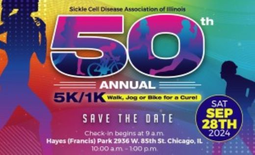 Sickle Cell Disease Association of Illinois (SCDAI) 50th Annual 5K/1K Walk, Jog, Bike for a Cure
