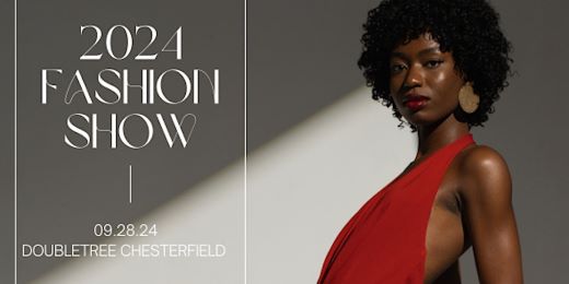 Radiant Red: A Fashion Show flyer