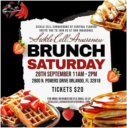 Sickle Cell Awareness Brunch flyer